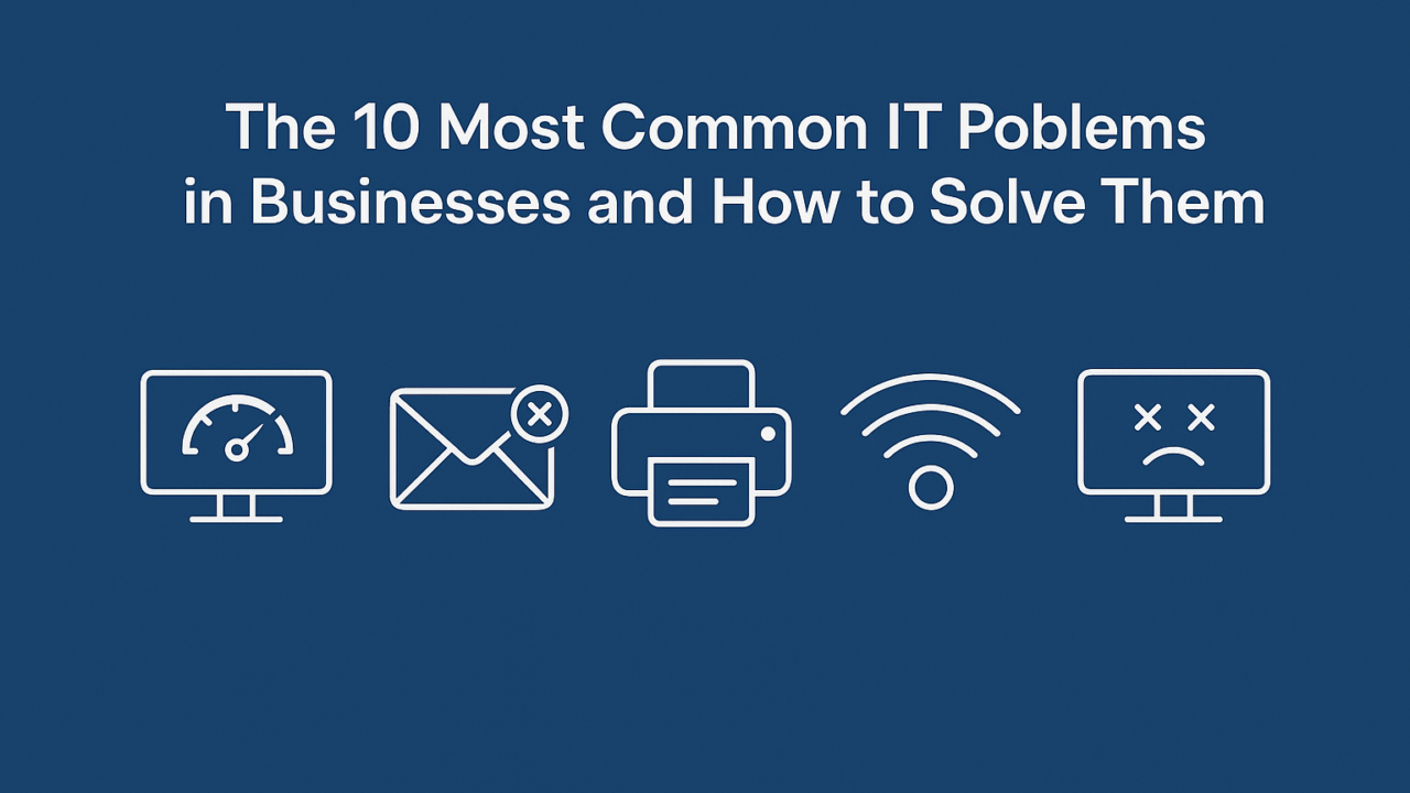 The 10 Most Common IT Problems in Businesses and How to Solve Them