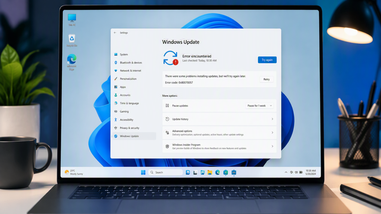 How to Fix Windows Update Error 0x80070057: Complete Step-by-Step Guide for Windows 10 & Windows 11